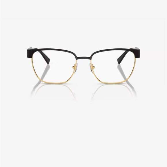 Versace OVE1264 1436 Eyeglasses Matte Black Gold Unisex NWT - Picture 5 of 10